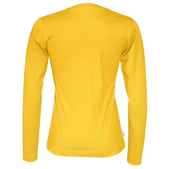 Cottover Womens/Ladies Long-Sleeved T-Shirt / Yellow - Picture 2 of 4